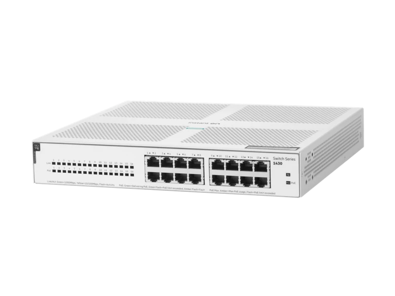HPE Networking Instant On Switch 16p Gigabit CL4 PoE 124W 1430 | R8R48A