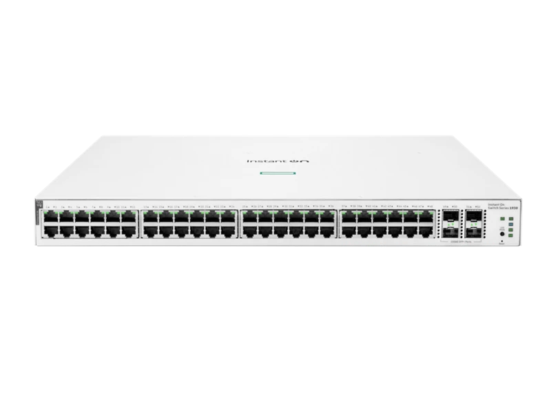 HPE Networking Instant On Switch 48p Gigabit CL4 PoE 4p SFP+ 370W 1930 | JL686B In Dubai, UAE